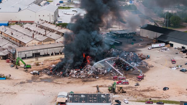 Nuevo incendio en el parque del reciclado de Zaragoza
